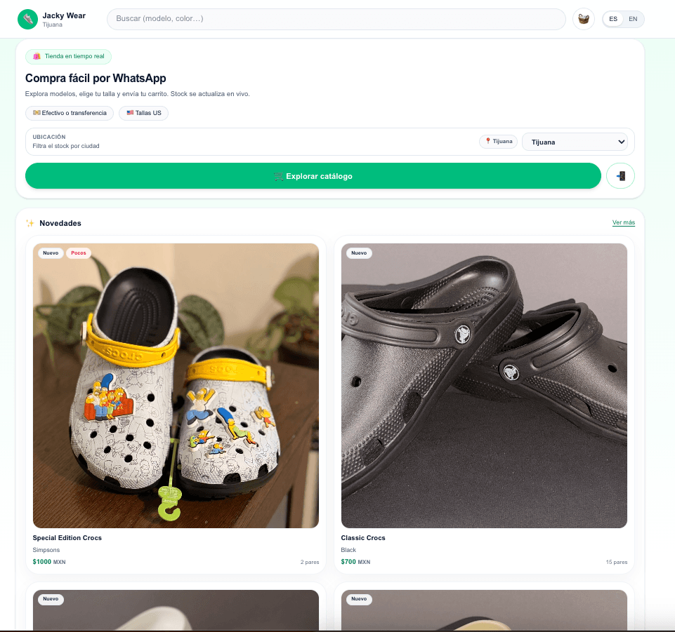 Jackywear screenshot 1